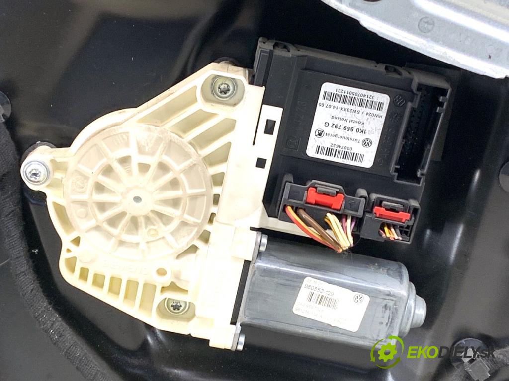 VW PASSAT B6 sedan 2005 103 kW 2.0 TDI 1968 Mechanizmus okna pravy predný 1K0959792G