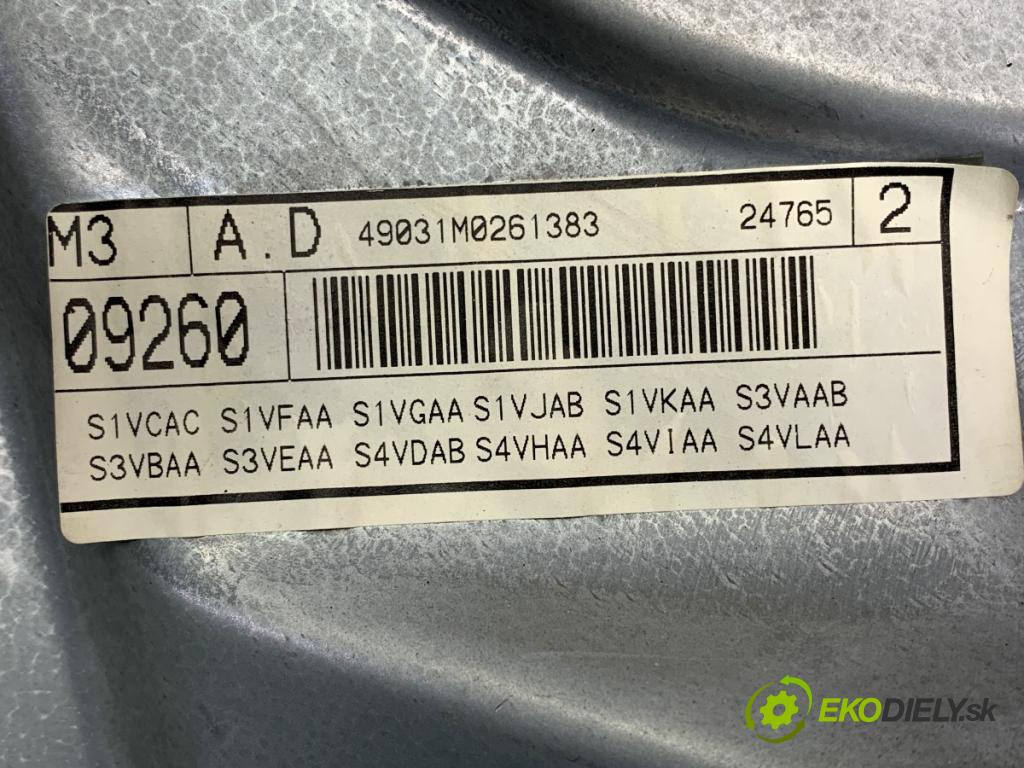 SEAT LEON I liftback 2003 77 kW 1.6 16 V 1598 Mechanizmus okna pravy predný