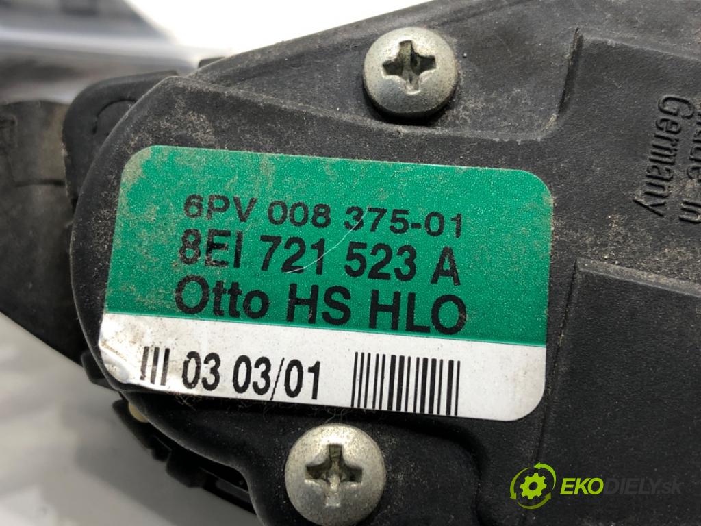 AUDI A4 B6 sedan 2001 96 kW 2.0 1984 Potenciometer plynu 8E1721523A (Potenciometer plynového pedálu)