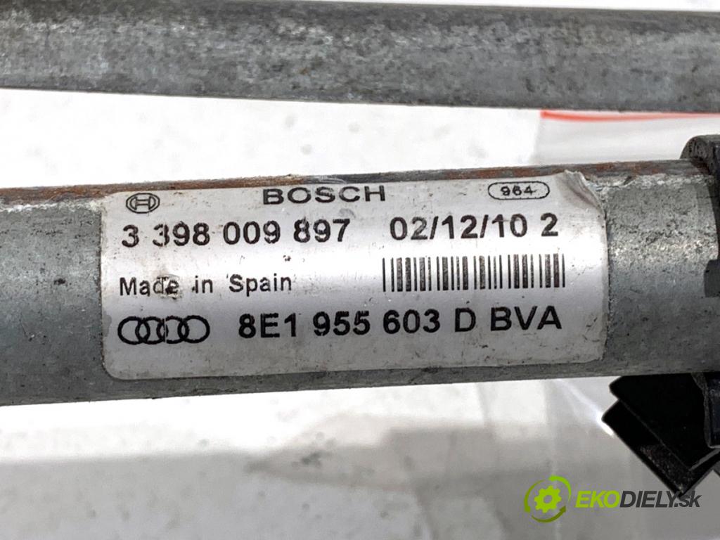 AUDI A4 B6 sedan 2001 96 kW 2.0 1984 Mechanizmus stieračov predný 8E1955603D (Motorček stieračov predný)