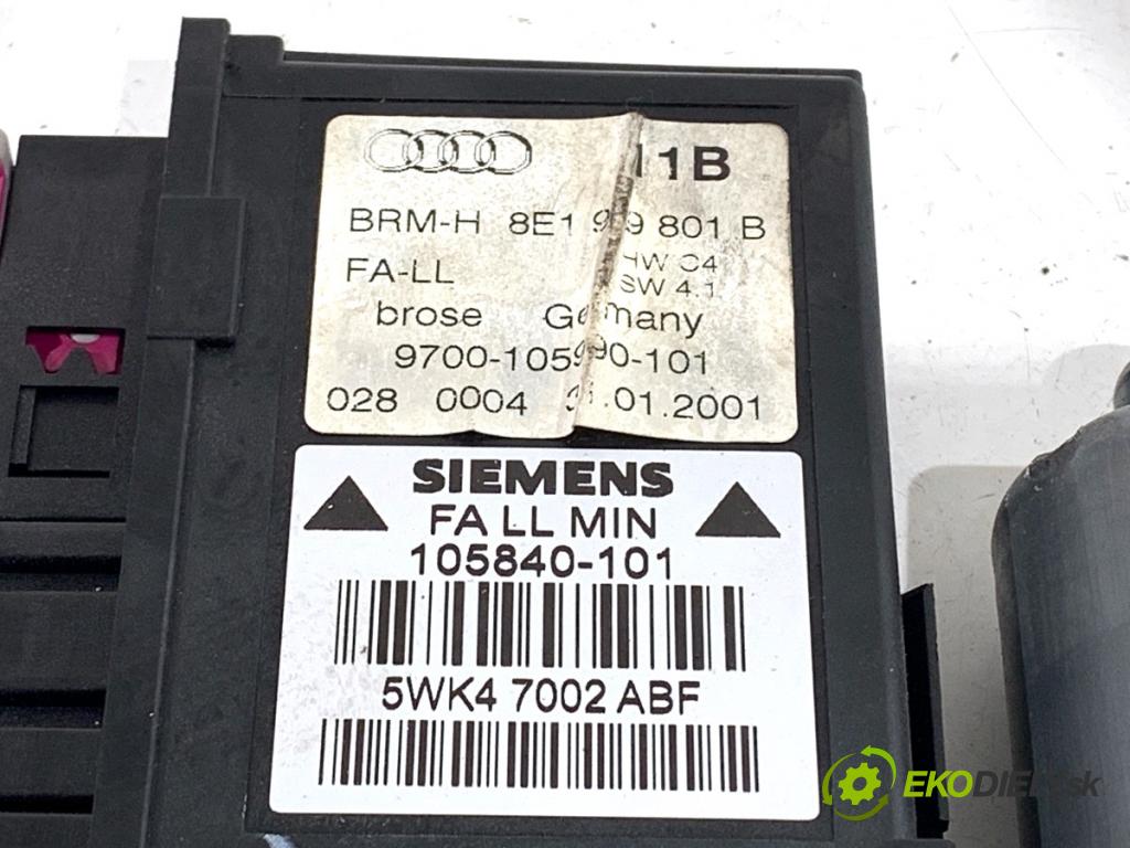 AUDI A4 B6 sedan 2001 96 kW 2.0 1984 Motor sťahovania okna ľavy predný 8E1959801B