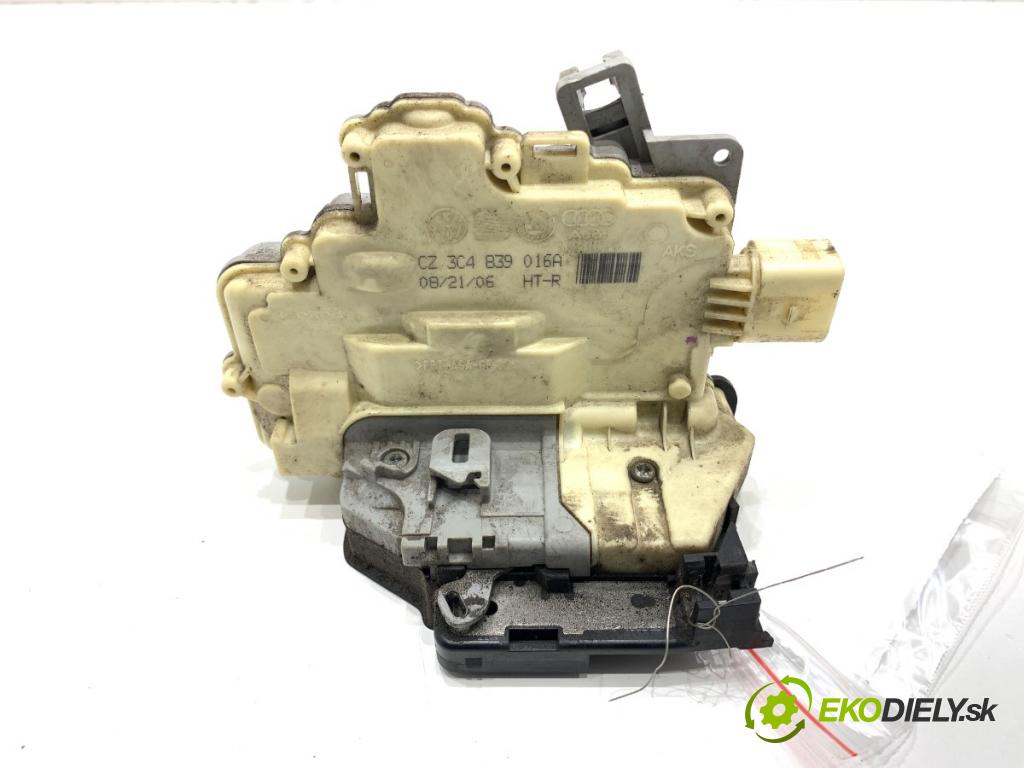 VW PASSAT B6 sedan 2006 77 kW 1.9 TDI 1896 zámok Dvere pravy zad 3C4839016A