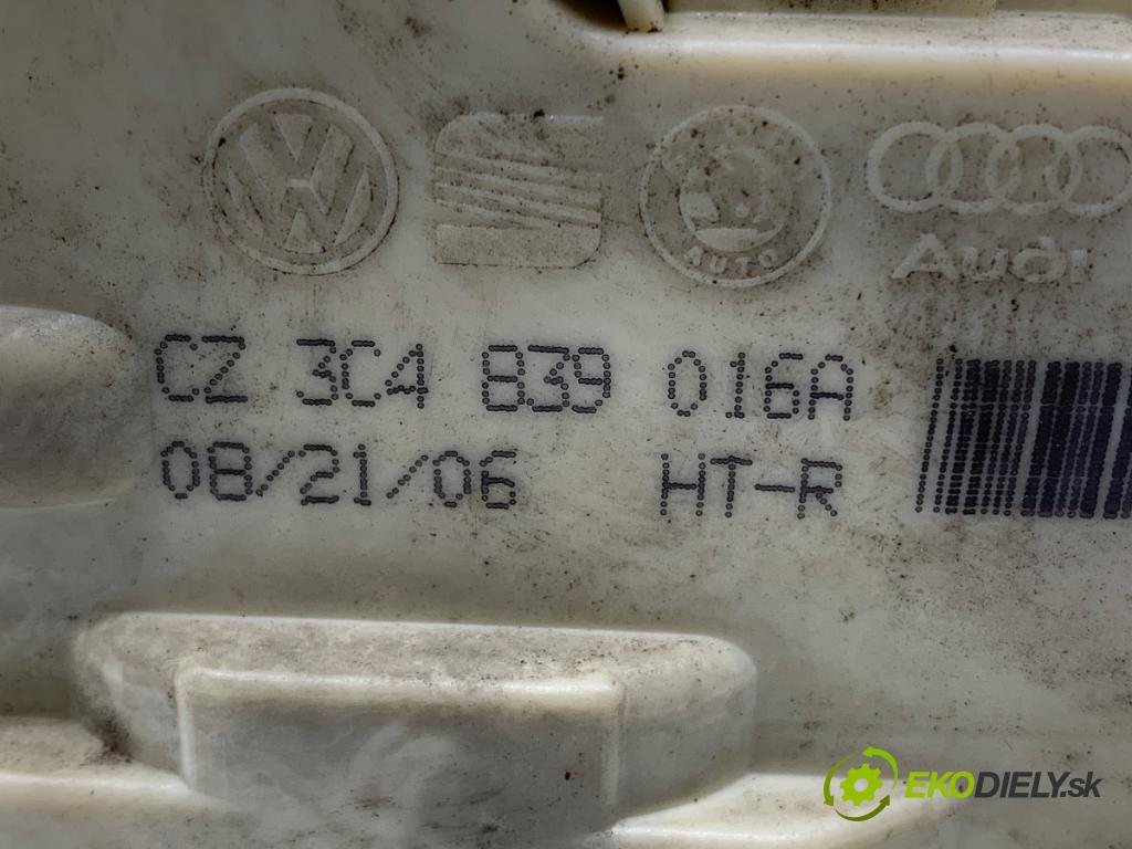 VW PASSAT B6 sedan 2006 77 kW 1.9 TDI 1896 zámok Dvere pravy zad 3C4839016A