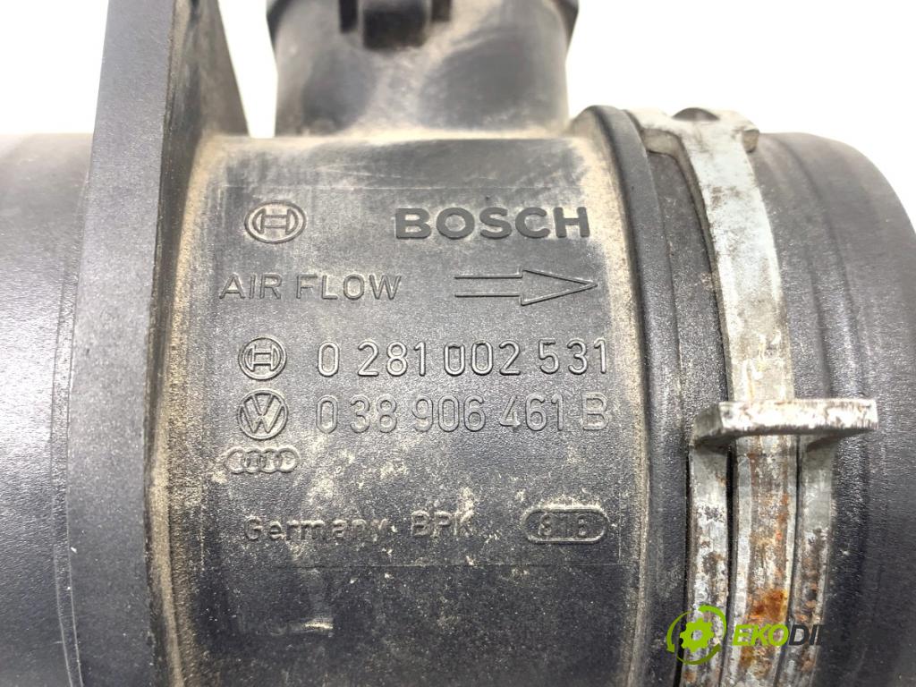 VW PASSAT B6 sedan 2006 77 kW 1.9 TDI 1896 Váha vzduchu 038906461B (Váha vzduchu)