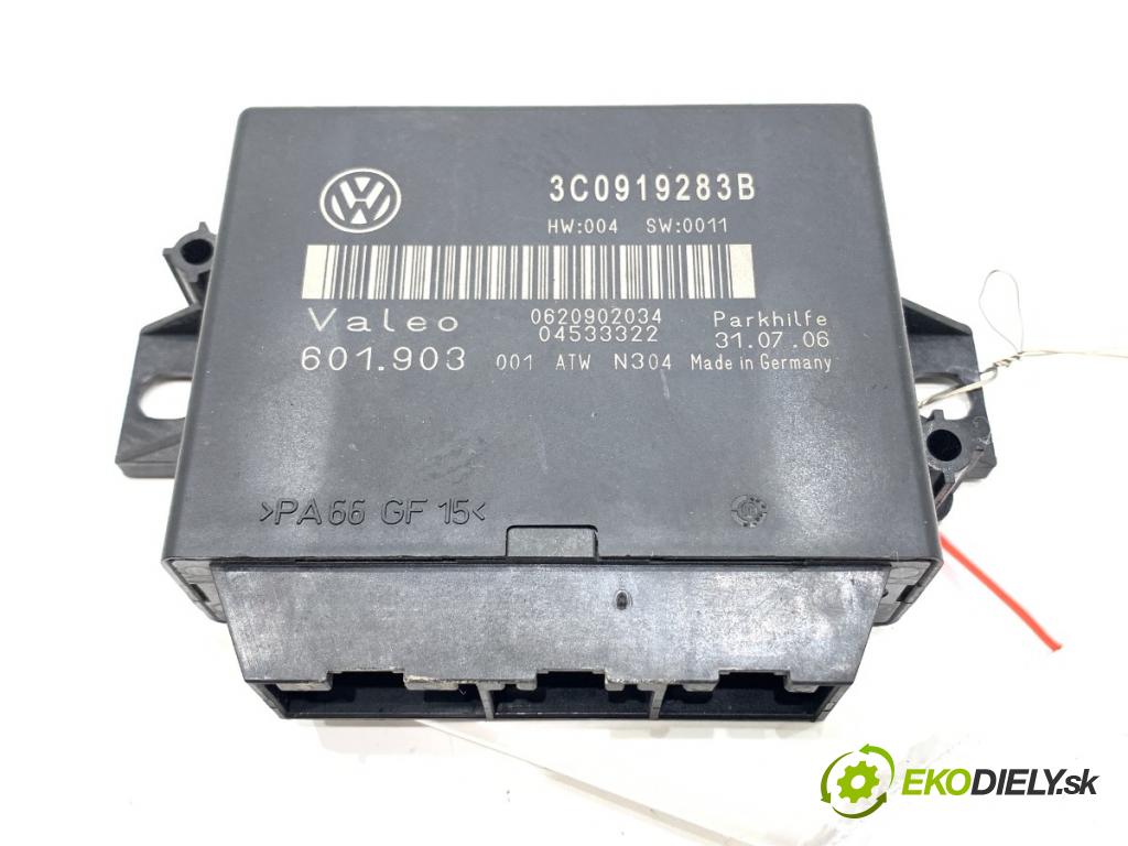 VW PASSAT B6 sedan 2006 77 kW 1.9 TDI 1896 modul PDC 3C0919283B (Řídící jednotka ostatní)