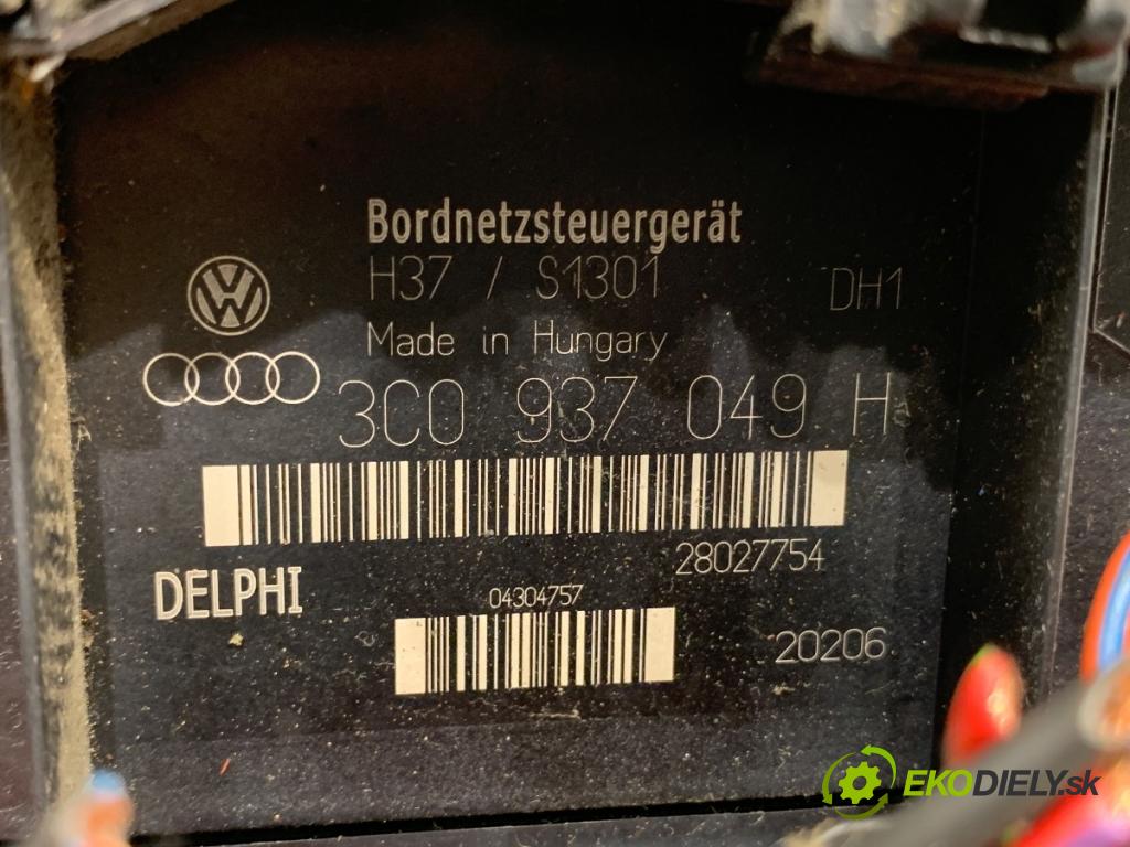 VW PASSAT B6 sedan 2006 77 kW 1.9 TDI 1896 Modul BORDNETZ 3C0937049H (Riadiaca jednotka ostatné)