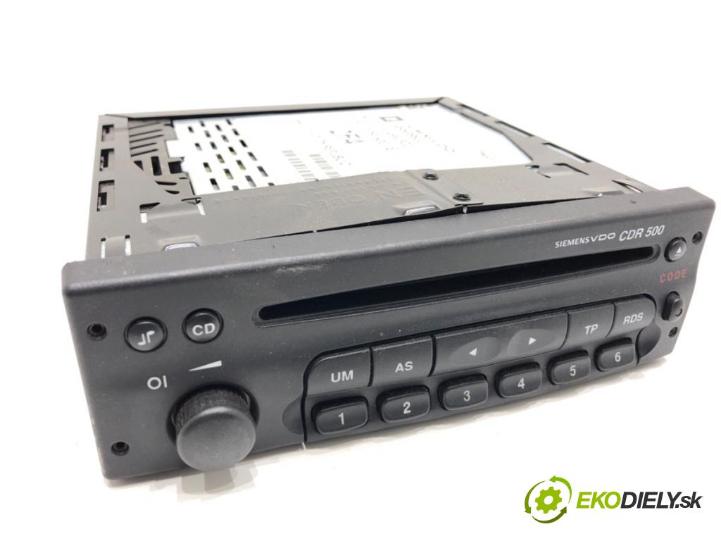 OPEL ZAFIRA A nadwozie wielkoprzestrzenne (MPV) 2005 92 kW 1.8 16V (F75) 1796 RADIO 24469302 (Audio zariadenie)