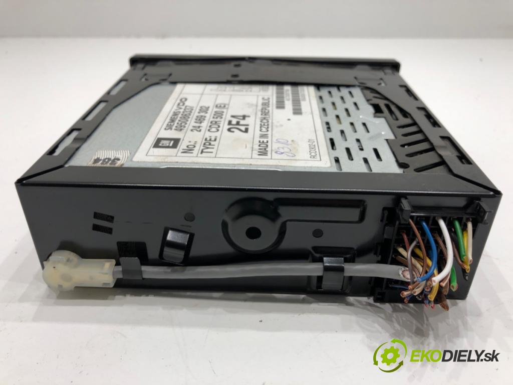 OPEL ZAFIRA A nadwozie wielkoprzestrzenne (MPV) 2005 92 kW 1.8 16V (F75) 1796 RADIO 24469302 (Audio zariadenie)