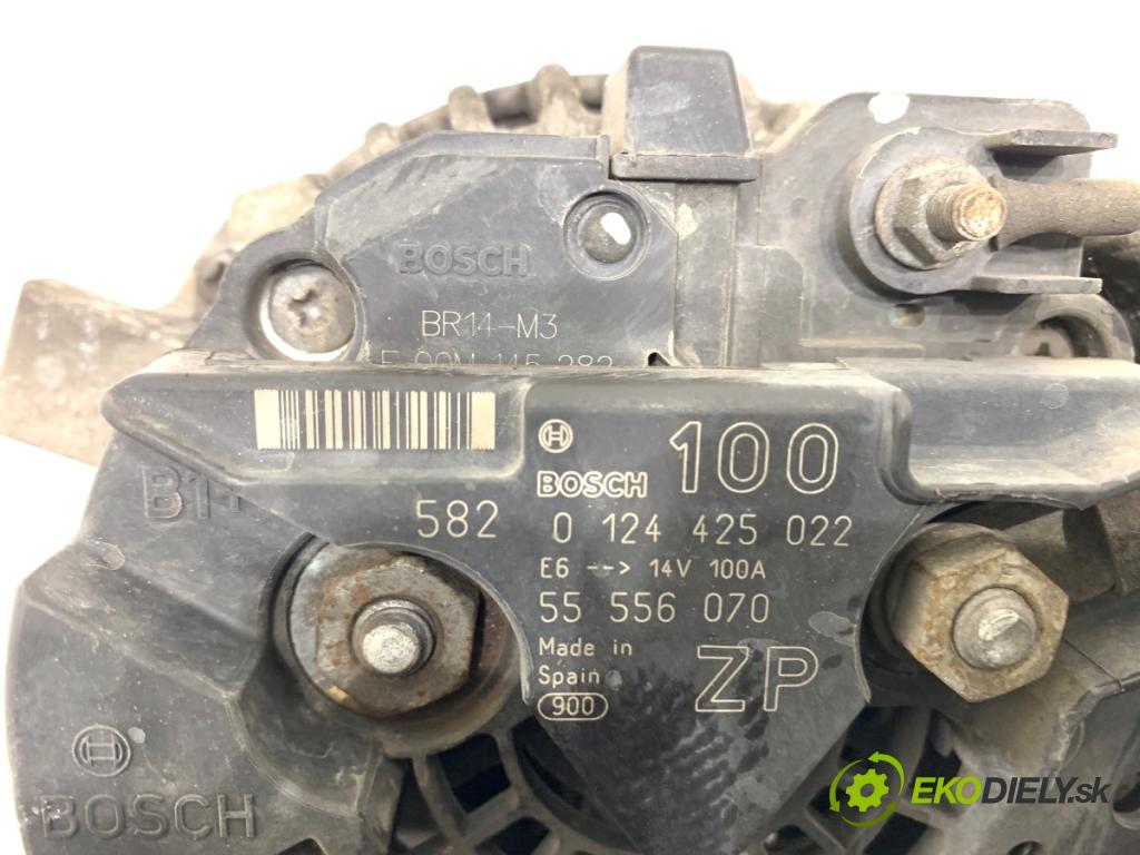 OPEL ZAFIRA A nadwozie wielkoprzestrzenne (MPV) 2005 92 kW 1.8 16V (F75) 1796 Alternátor 55556070 (Alternátor)