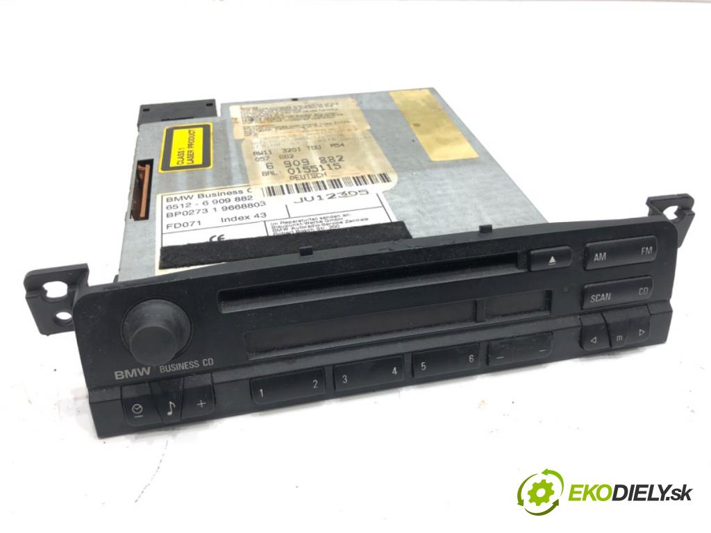 BMW E46 Kombi 2001 125 kW 323 i 2494 RADIO 6909882 (Audio zariadenie)