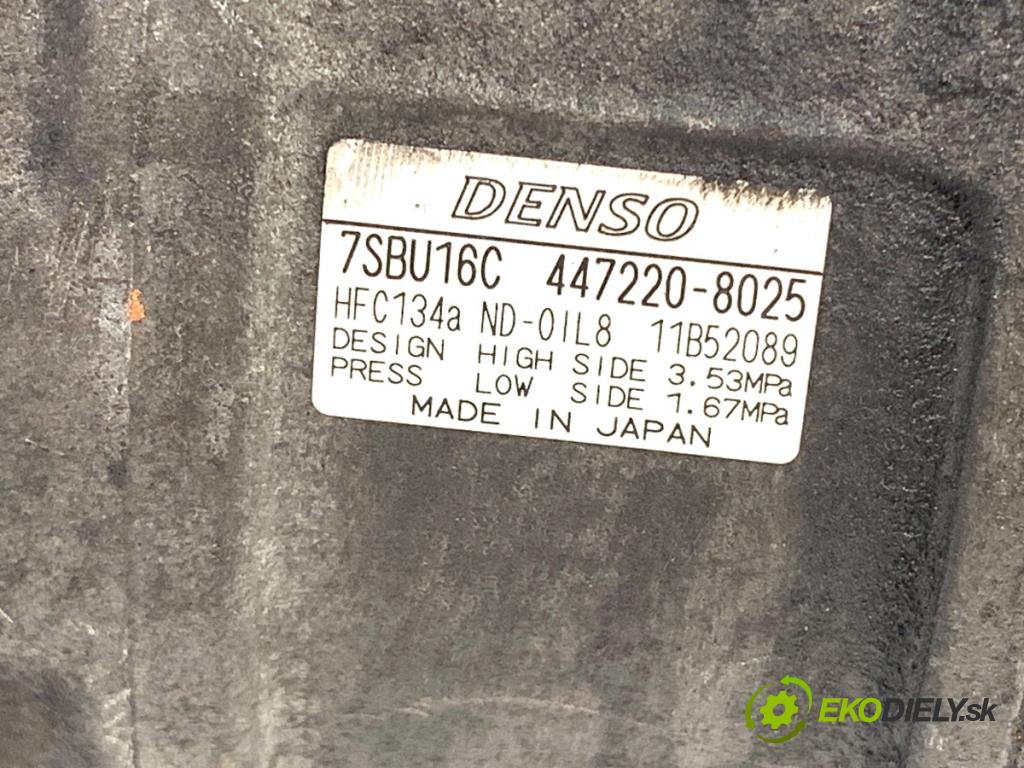 BMW E46 Kombi 2001 125 kW 323 i 2494 Kompresor klimatizácie 447220-8025 (Kompresor klimatizácie)