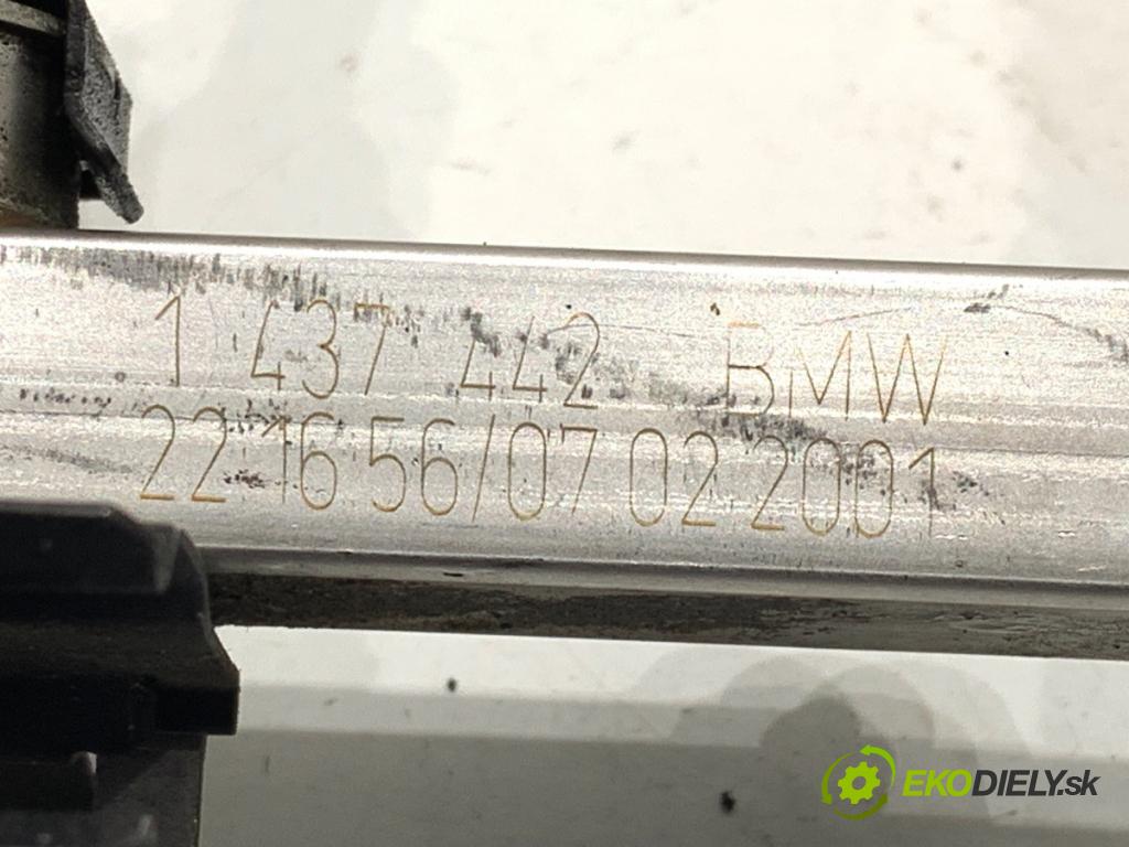 BMW E46 Kombi 2001 125 kW 323 i 2494 Lišta vstrekovacia 1437442 (Vstrekovacia lišta)