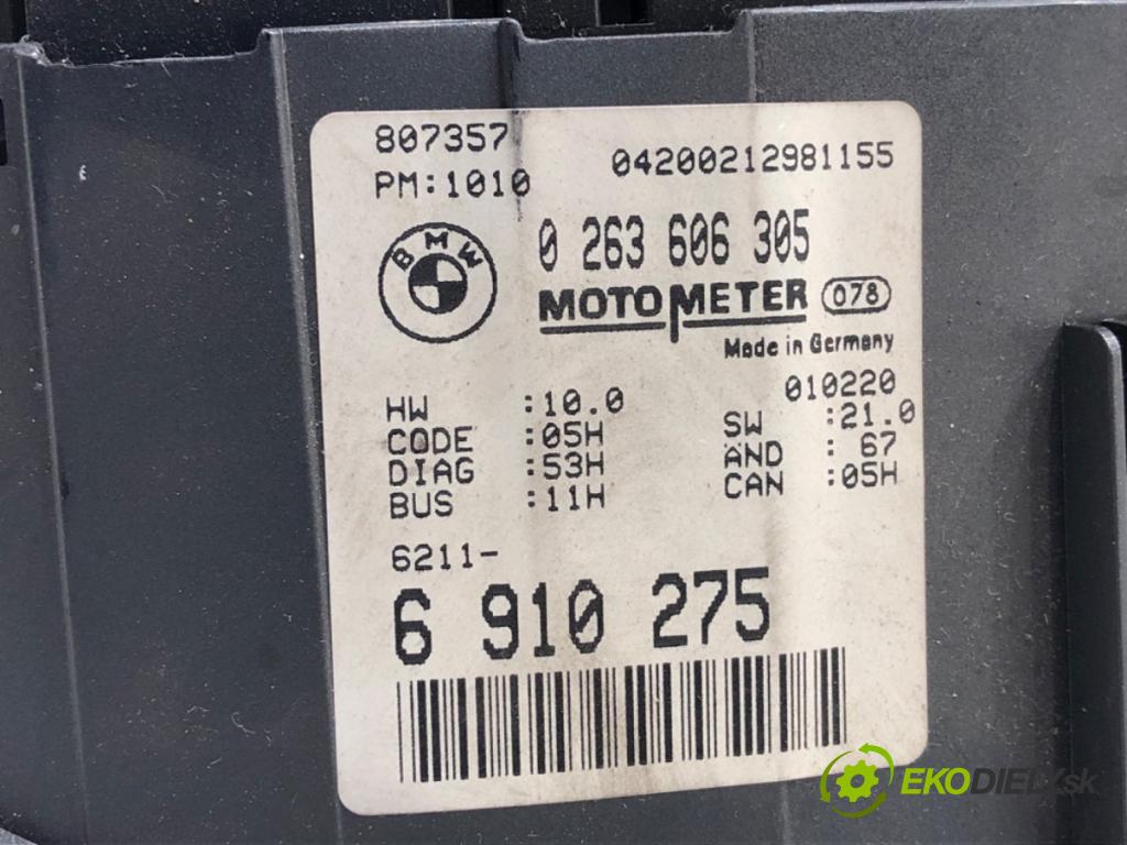 BMW E46 Kombi 2001 125 kW 323 i 2494 Prístrojovka 6910275 (Prístrojová doska)