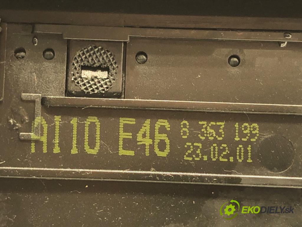 BMW E46 Kombi 2001 125 kW 323 i 2494 Mriežky kúrenia predný 8363199