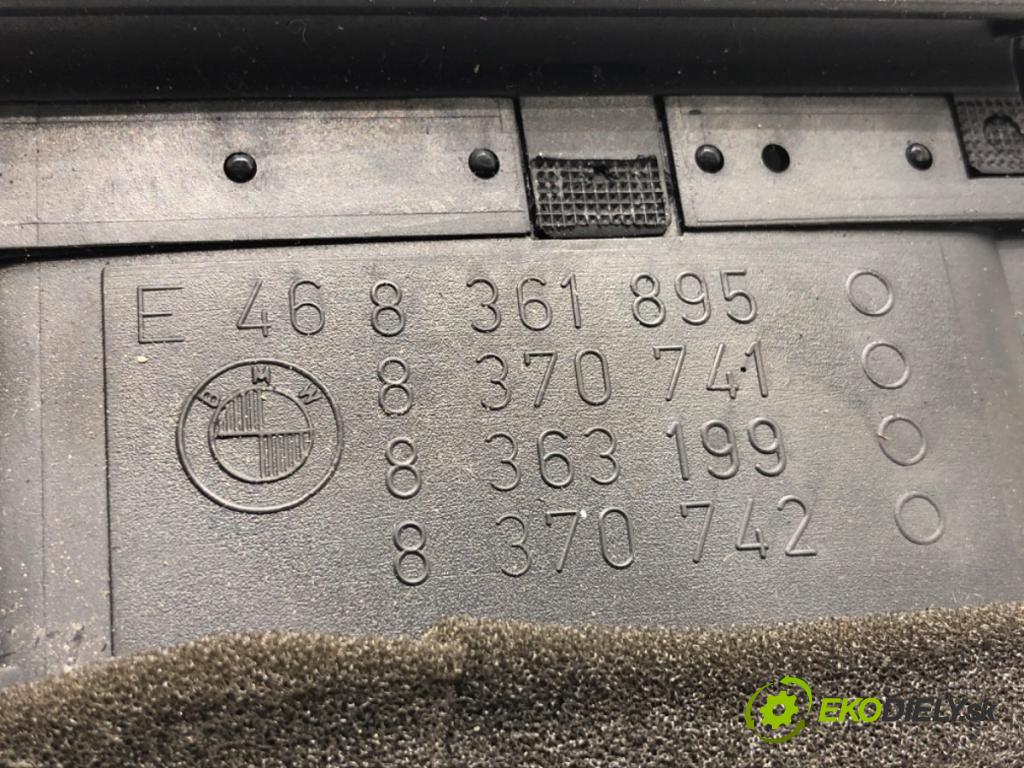BMW E46 Kombi 2001 125 kW 323 i 2494 Mriežky kúrenia predný 8363199
