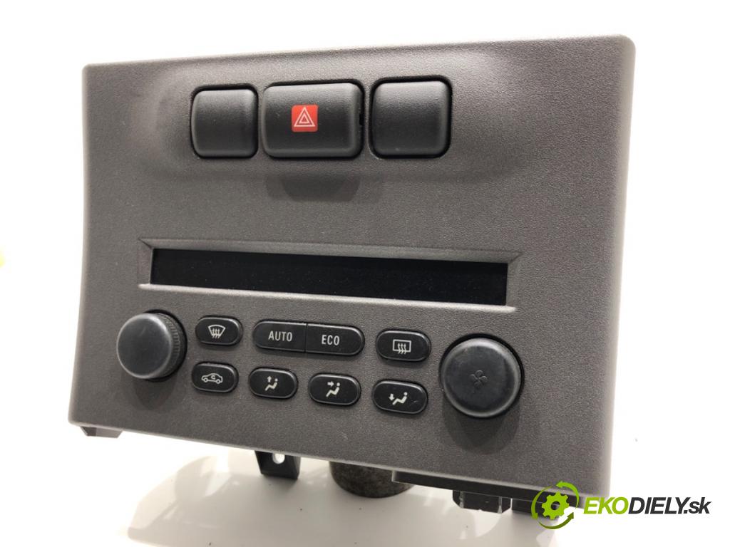 OPEL ZAFIRA A nadwozie wielkoprzestrzenne (MPV) 2005 92 kW 1.8 16V (F75) 1796 Panel ovládania kúrenia 013140985 (Prepínacie páčky pod volantom)