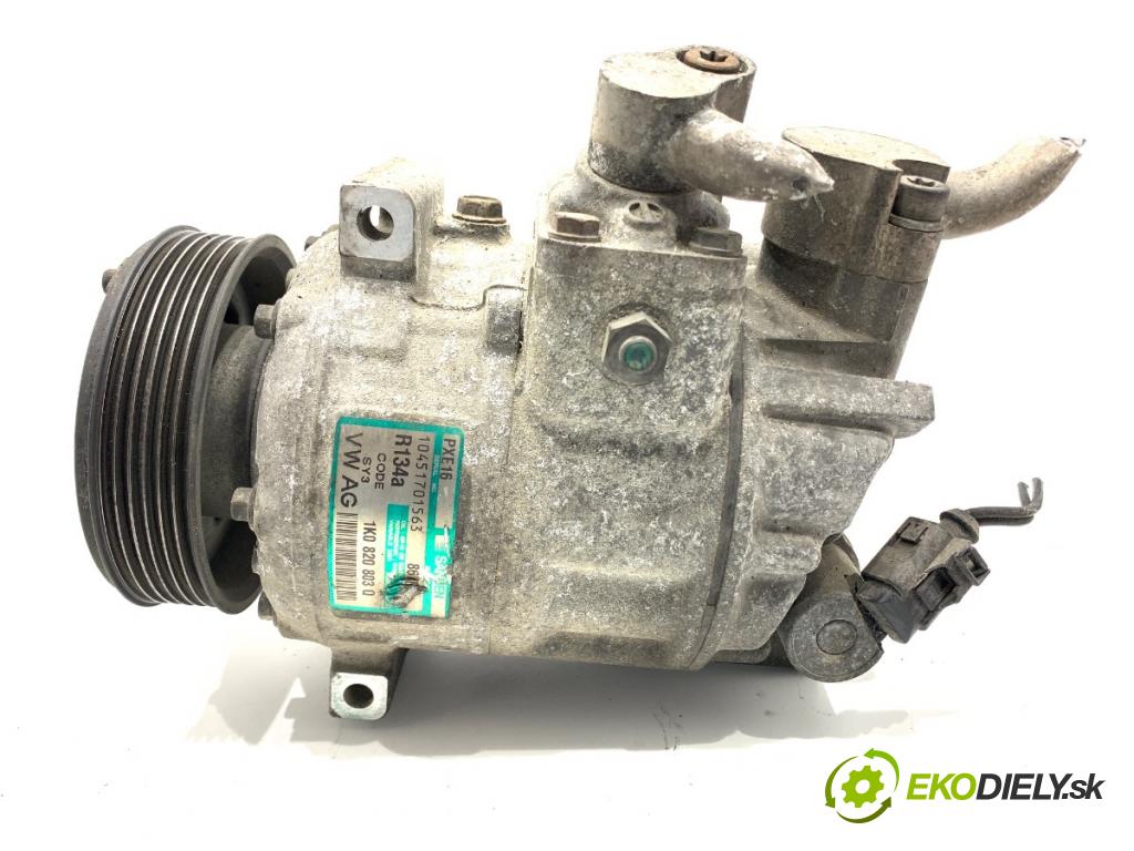 VW GOLF V liftback 2005 66 kW 1.9 TDI 1896 Kompresor klimatizácie 1K0820803Q (Kompresor klimatizácie)