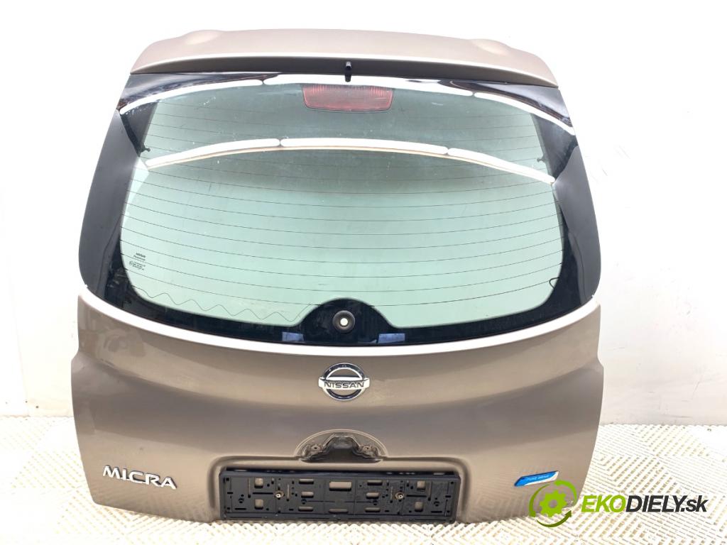 NISSAN MICRA K12 liftback 2009 48 kW 1.2 16V 1240 kapota zad C30