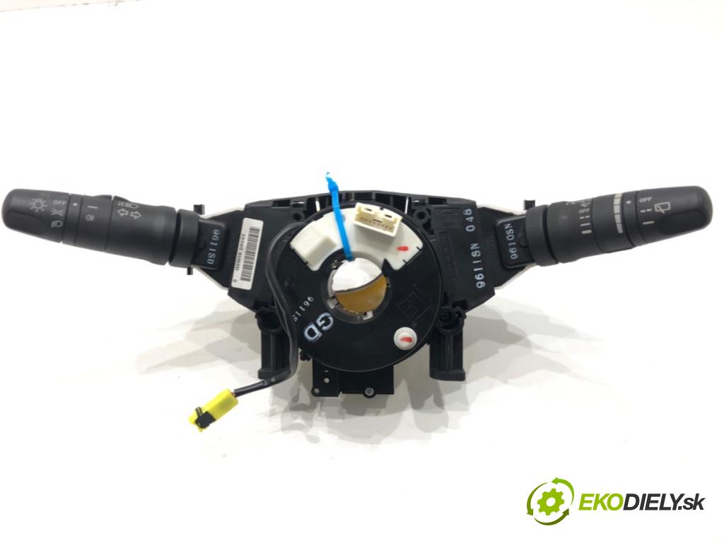 NISSAN MICRA K12 liftback 2009 48 kW 1.2 16V 1240 Prepínač kombinovaný 255609U03D (Prepínacie páčky pod volantom)