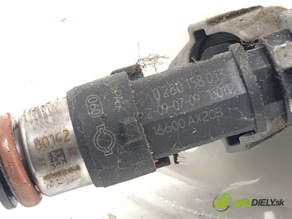 NISSAN MICRA K12 liftback 2009 48 kW 1.2 16V 1240 Lišta vstrekovacia 16600AX20B (Vstrekovacia lišta)