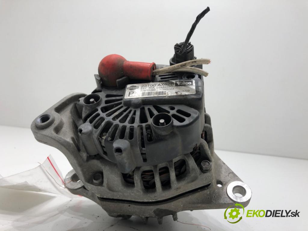 NISSAN MICRA K12 liftback 2009 48 kW 1.2 16V 1240 Alternátor 23100AX62B (Alternátor)