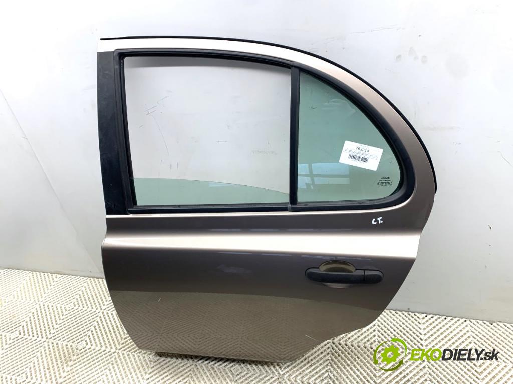 NISSAN MICRA K12 liftback 2009 48 kW 1.2 16V 1240 Dvere ľavy zad C30