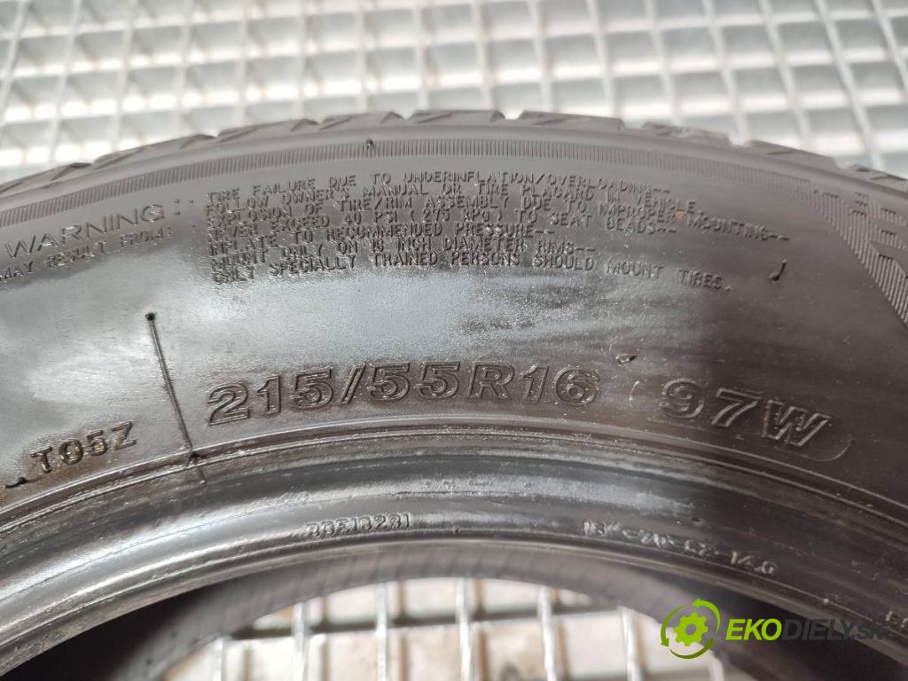 --- --- PNEUMATIKY: 2X 215/55 16" BRIDGESTONE