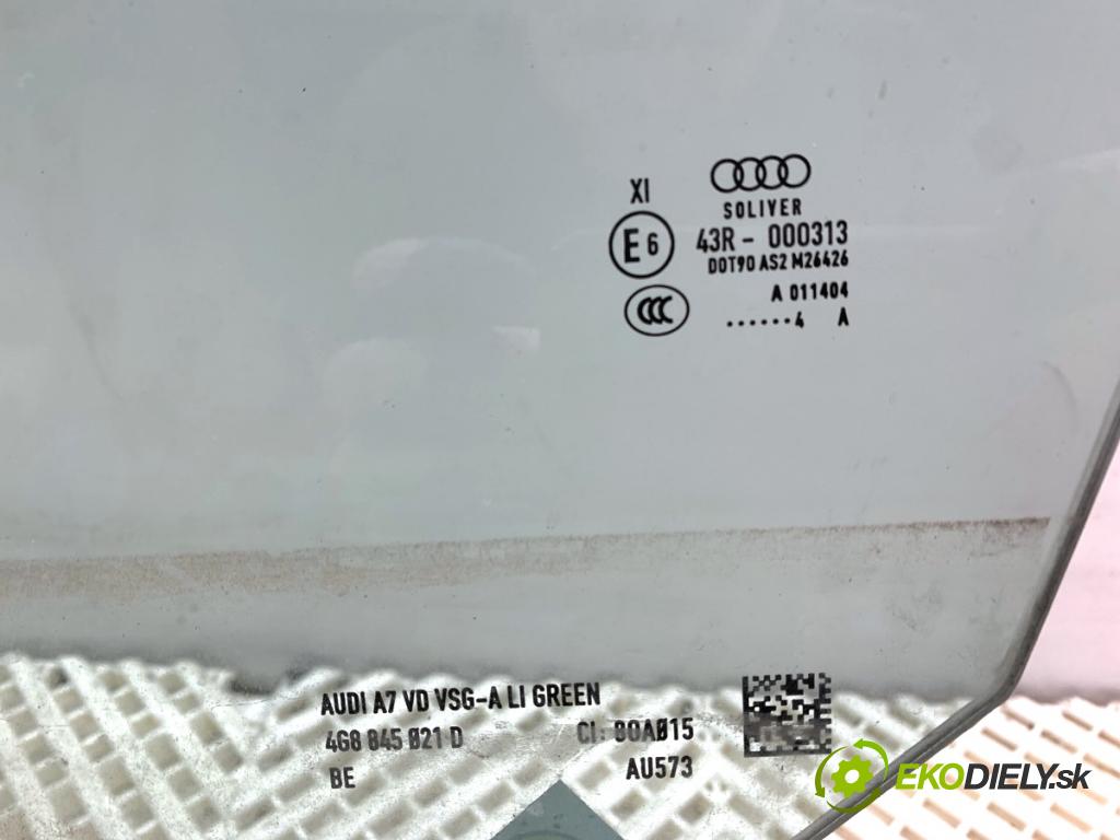 AUDI A7 4G liftback 2012 230 kW 3.0 TDI quattro 2967 Okno ľavy predný DVOJNÁSOBNÝ: 4G8845021D