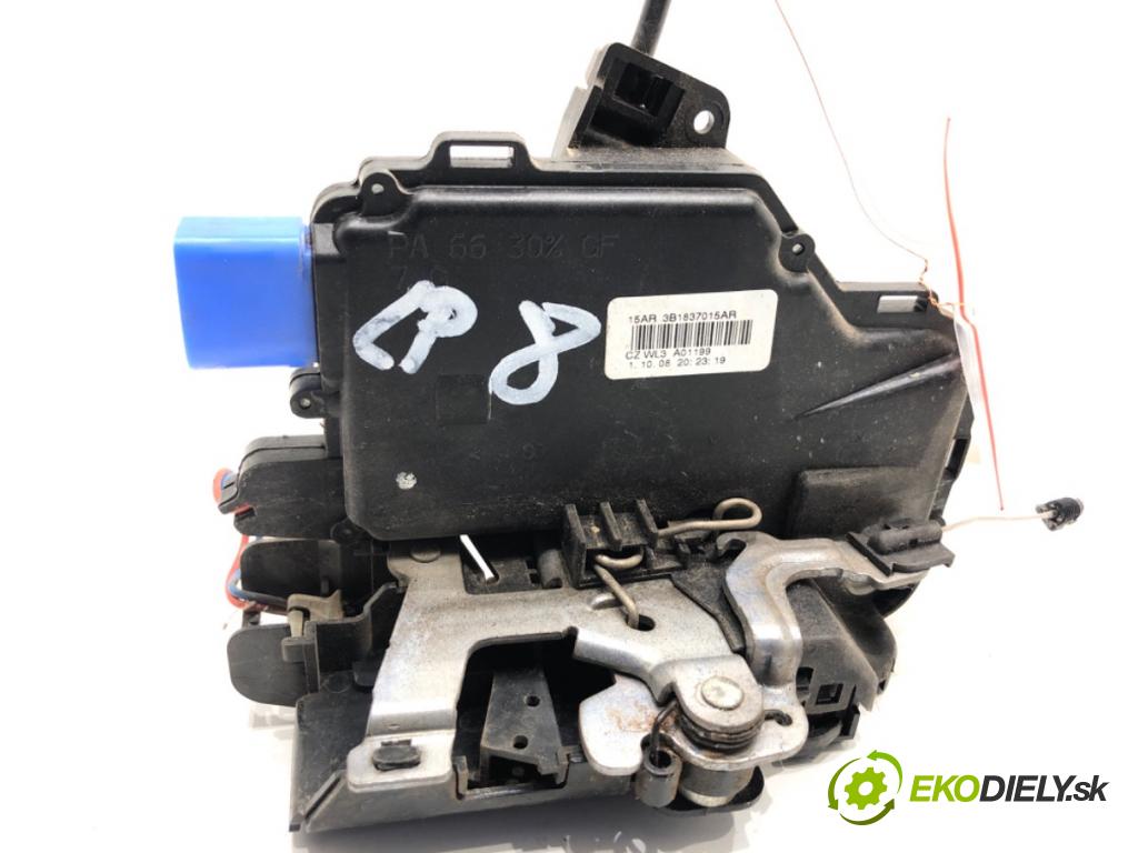 SKODA FABIA II liftback 2008 51 kW 1.2 1198 zámok Dvere ľavy predný 3B1837015AR