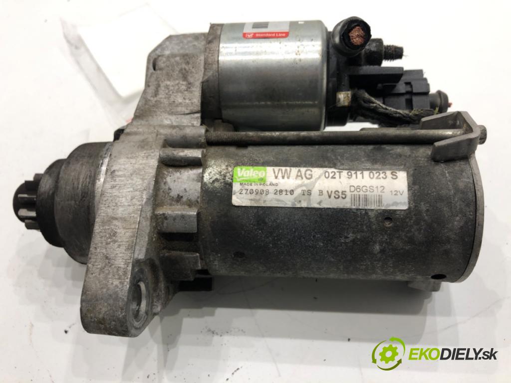SKODA FABIA II liftback 2008 51 kW 1.2 1198 Štartér 02T911023S (Štartér)