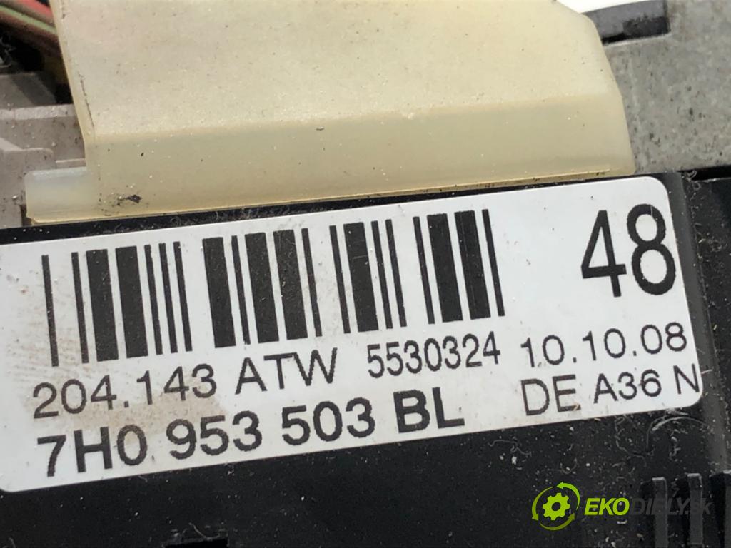 SKODA FABIA II liftback 2008 51 kW 1.2 1198 Prepínač kombinovaný 7H0953503BL (Prepínacie páčky pod volantom)