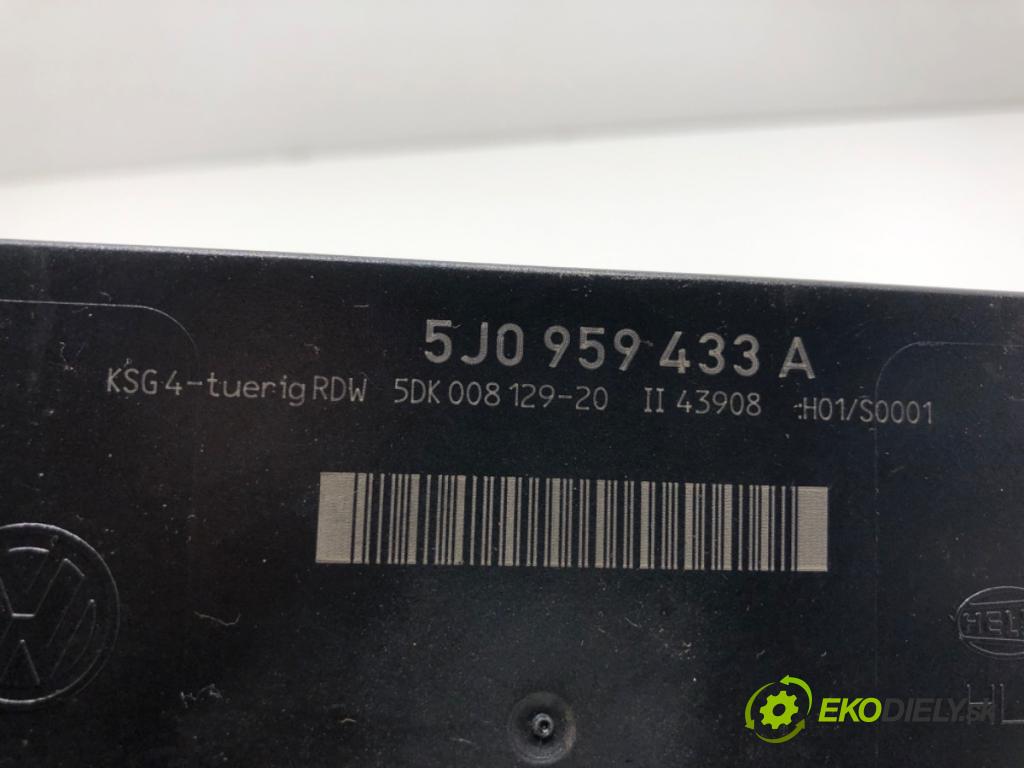 SKODA FABIA II liftback 2008 51 kW 1.2 1198 Modul komfortu 5J0959433A (Modul komfortu)