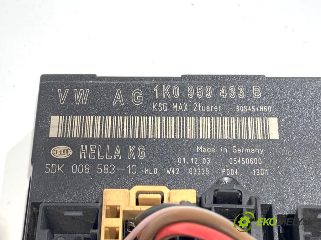 VW GOLF V liftback 2004 55 kW 1.4 16V 1390 Modul komfortu 1K0959433B (Modul komfortu)