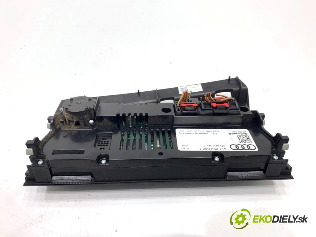 AUDI A4 B8 sedan 2008 132 kW 2.0 TFSI 1984 Panel ovládania kúrenia 8T1820043T (Prepínacie páčky pod volantom)