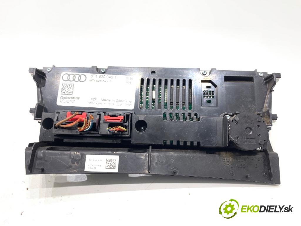 AUDI A4 B8 sedan 2008 132 kW 2.0 TFSI 1984 Panel ovládania kúrenia 8T1820043T (Prepínacie páčky pod volantom)