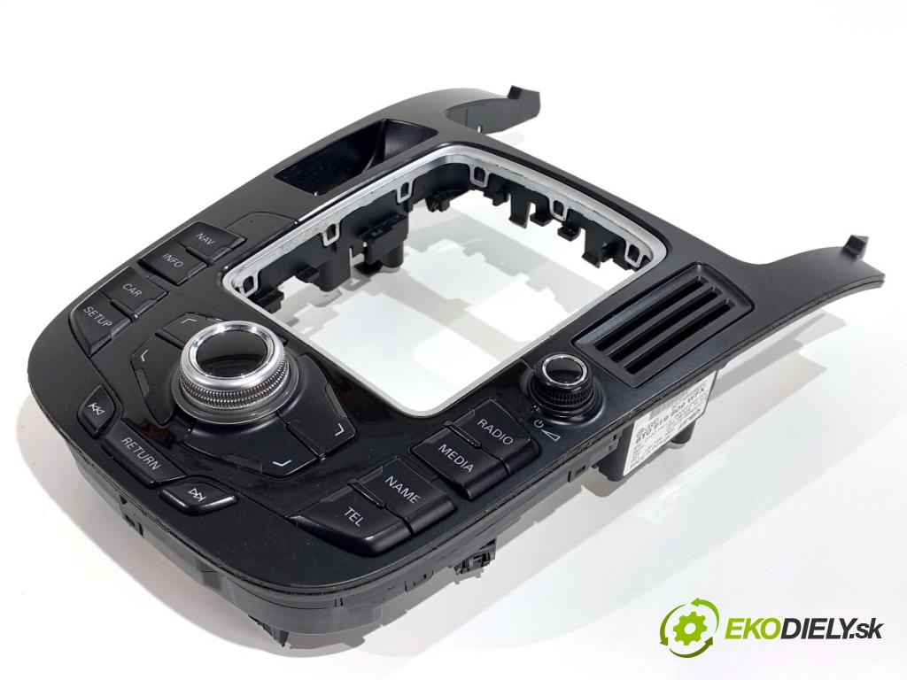 AUDI A4 B8 sedan 2008 132 kW 2.0 TFSI 1984 Panel ovládania radia 8T0919609WFX (Prepínacie páčky pod volantom)