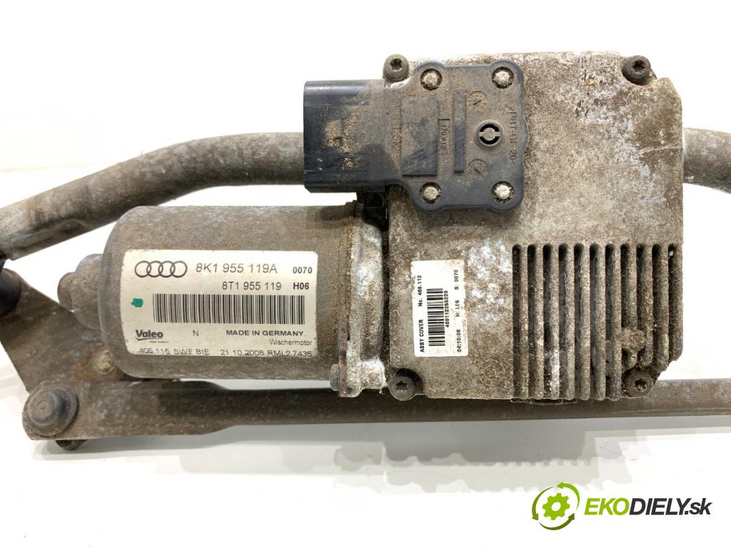 AUDI A4 B8 sedan 2008 132 kW 2.0 TFSI 1984 Mechanizmus stieračov predný 8K1955119A (Motorček stieračov predný)