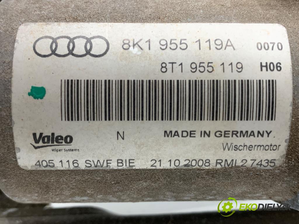 AUDI A4 B8 sedan 2008 132 kW 2.0 TFSI 1984 Mechanizmus stieračov predný 8K1955119A (Motorček stieračov predný)