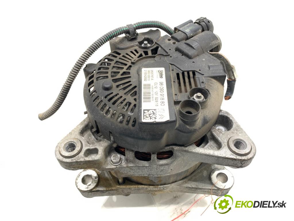 CITROEN C3 III liftback 2018 61 kW 1.2 PureTech 82 1199 Alternátor 9809391880 (Alternátor)