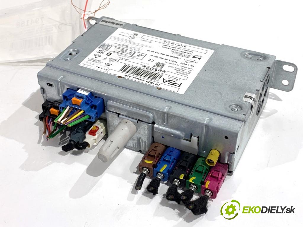 PEUGEOT 308 SW III Kombi 2022 96 kW PureTech 130 (FRHNSL, FRHNST) 1199 RADIO 9853427880 (Audio zariadenie)