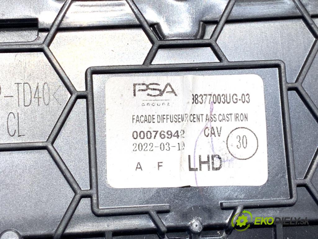 PEUGEOT 308 SW III Kombi 2022 96 kW PureTech 130 (FRHNSL, FRHNST) 1199 Mriežky kúrenia predný stredna 9836041180