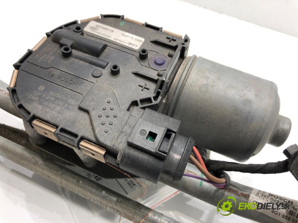 AUDI A7 4G liftback 2012 230 kW 3.0 TDI quattro 2967 Mechanizmus stieračov predný 4G1955023A (Motorček stieračov predný)