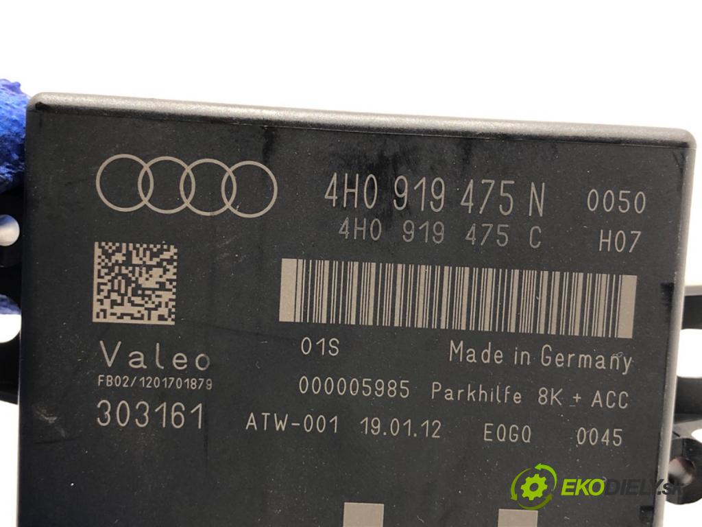 AUDI A7 4G liftback 2012 230 kW 3.0 TDI quattro 2967 modul PDC 4H0919475N (Řídící jednotka ostatní)