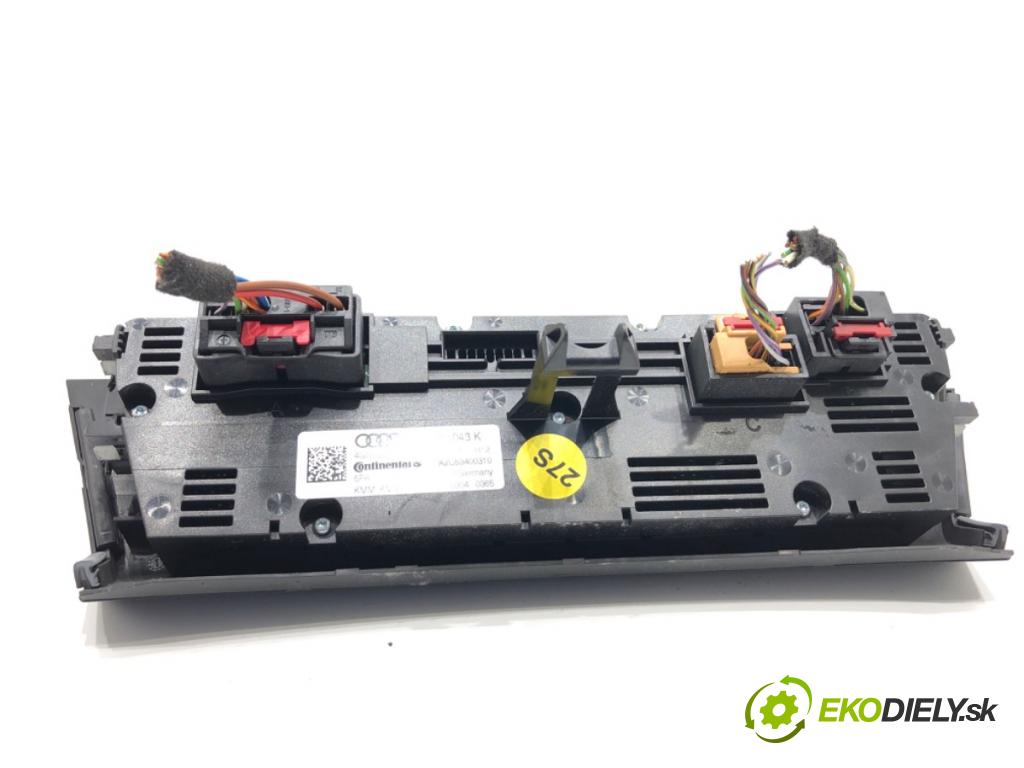 AUDI A7 4G liftback 2012 230 kW 3.0 TDI quattro 2967 Panel ovládania kúrenia 4G0820043K (Prepínacie páčky pod volantom)