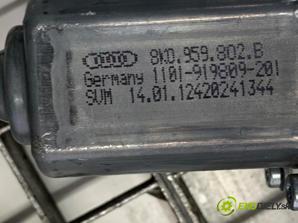 AUDI A7 4G liftback 2012 230 kW 3.0 TDI quattro 2967 Mechanizmus okna pravy predný 4G8837462A