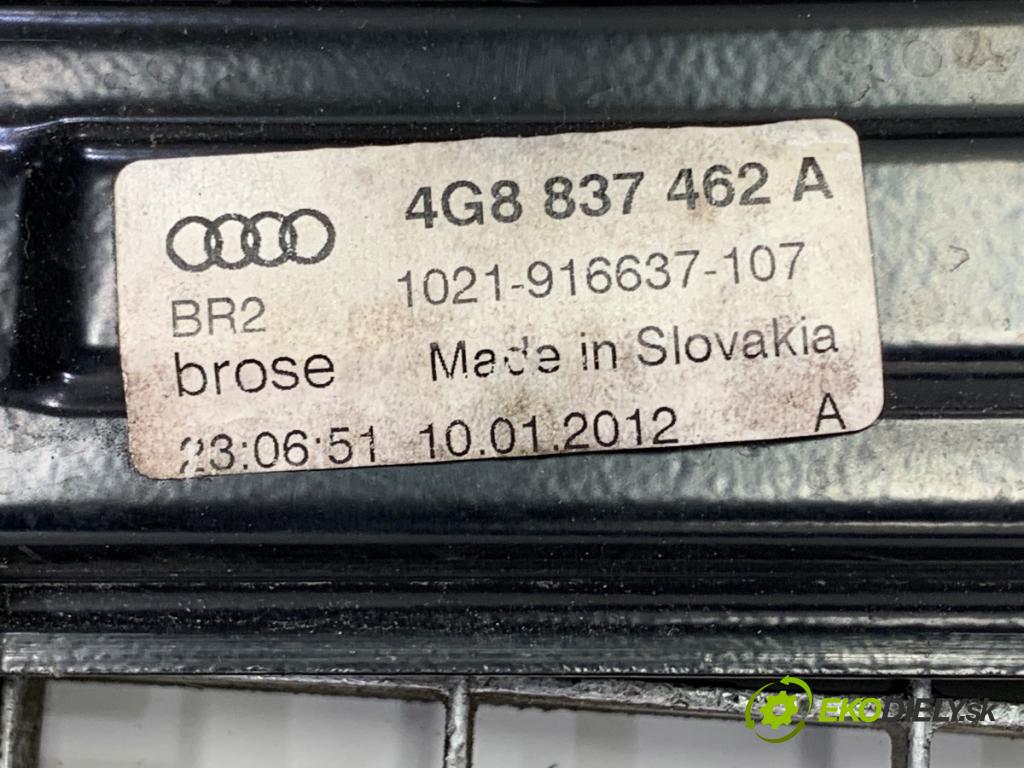 AUDI A7 4G liftback 2012 230 kW 3.0 TDI quattro 2967 Mechanizmus okna pravy predný 4G8837462A