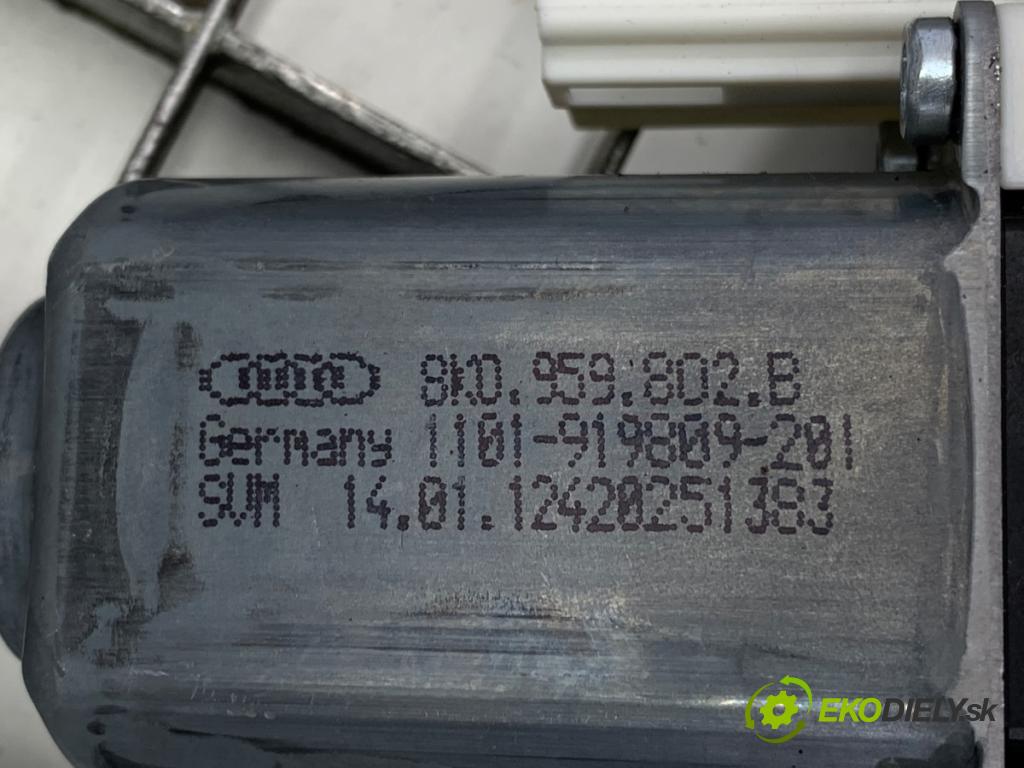 AUDI A7 4G liftback 2012 230 kW 3.0 TDI quattro 2967 Mechanizmus okna ľavy zad 4G8839461A