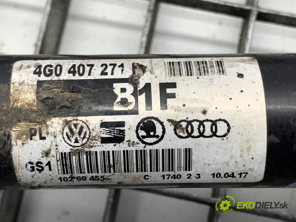 AUDI A7 4G liftback 2012 230 kW 3.0 TDI quattro 2967 Poloos pravy predný 4G0407271F