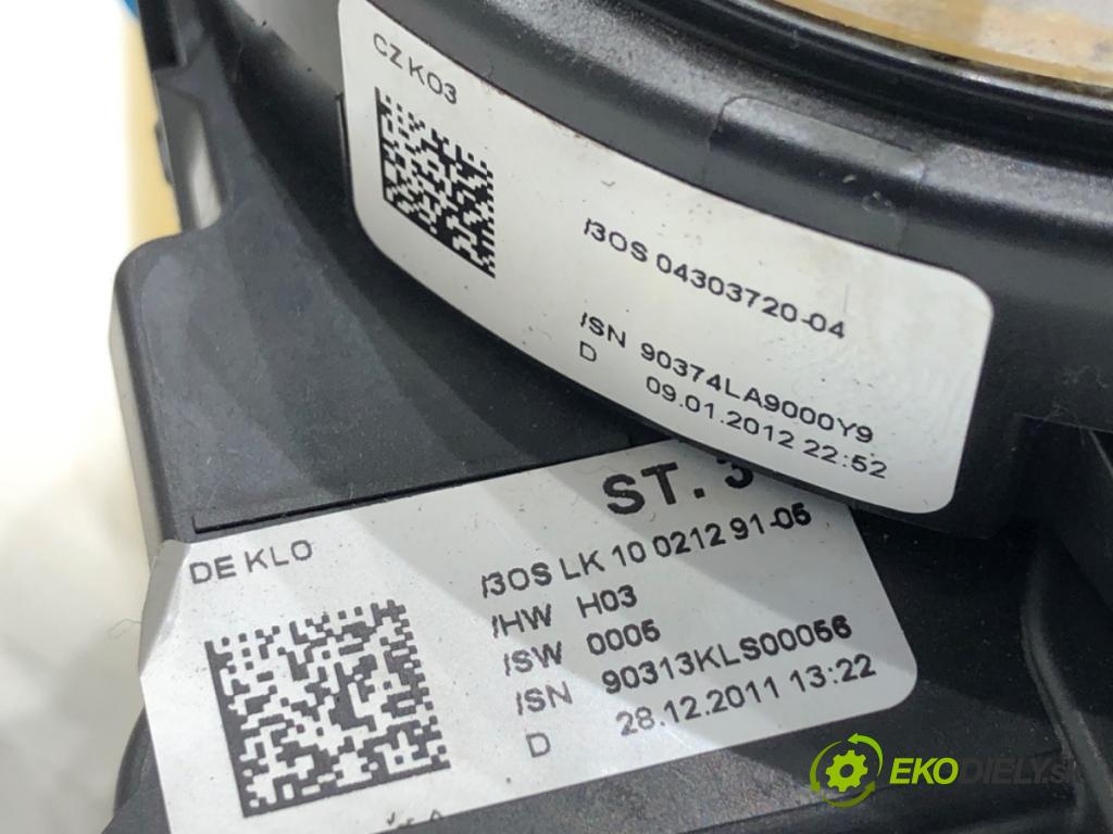 AUDI A7 4G liftback 2012 230 kW 3.0 TDI quattro 2967 kroužek slimák airbag 4H0953568H (Airbag)