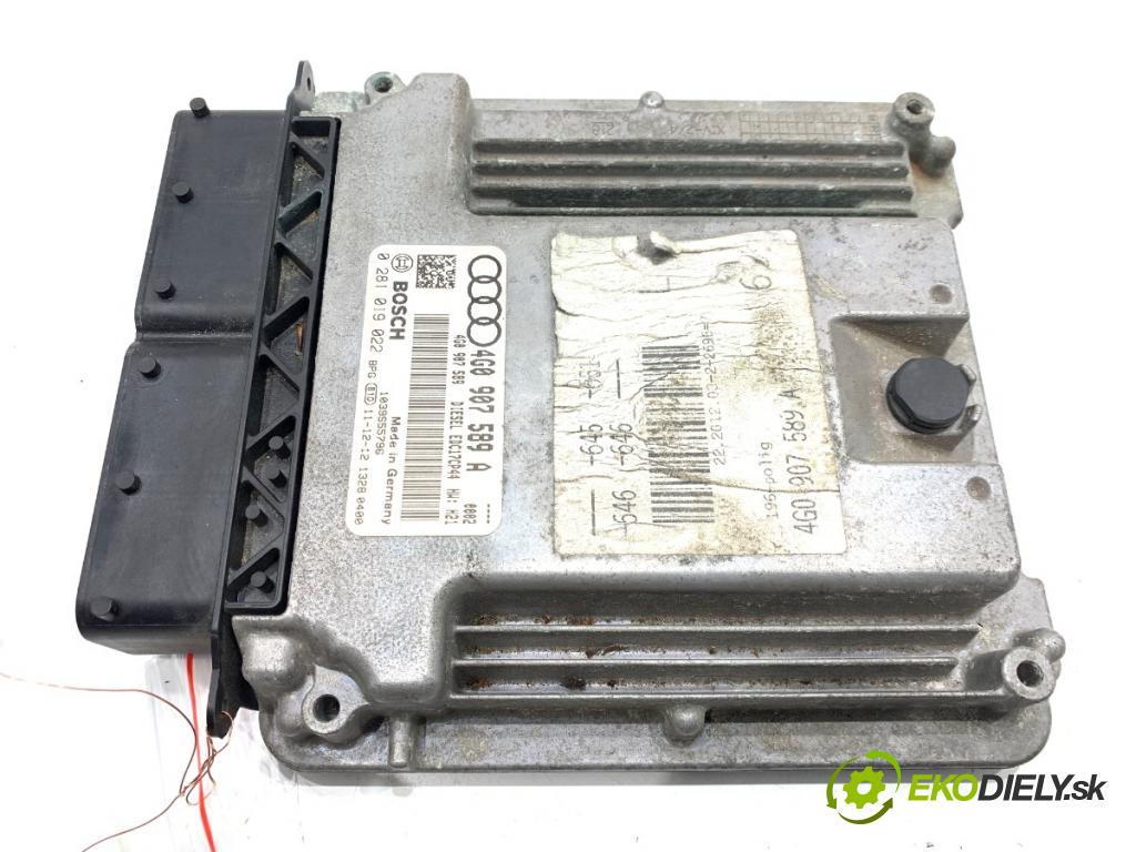 AUDI A7 4G liftback 2012 230 kW 3.0 TDI quattro 2967 riadiaca jednotka Motor 4G0907589A (Riadiaca jednotka)